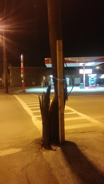 funny telephone pole