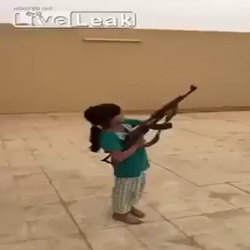 child with gun gif - Live Leak