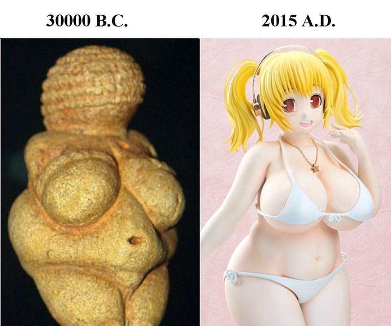 venus of willendorf anime - 30000 B.C. 2015 A.D.