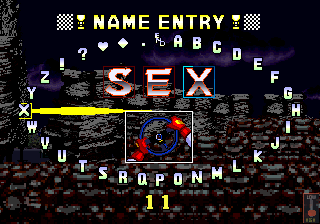 Initial D...I.C.K.: The kid who thinks it's funny to put vulgar or semi-vulgar initals in when they get a high score.  Just keep calm and beat their score ten times in a row or however many are needed to get them off the list.  Asking the manager to reset by unplugging the cabinet and plugging it back in makes it too easy for the kid to come back and do it again.