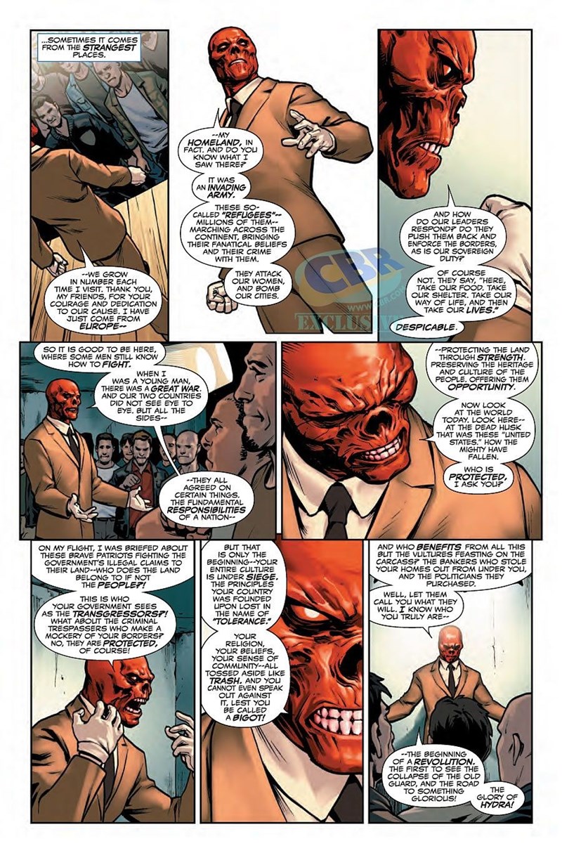 That awkward moment when Red Skull sounds a lot like Trump