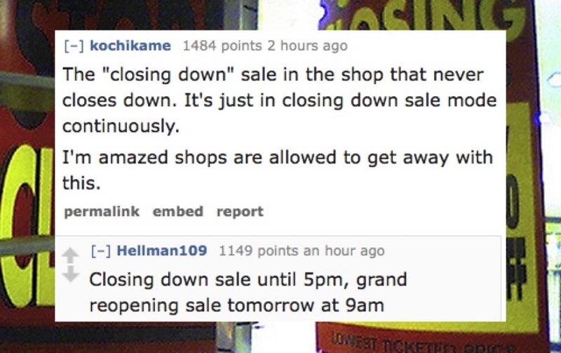 those closing down sales