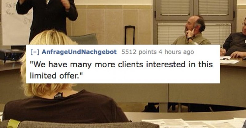 clients prefer to take the limited time offers