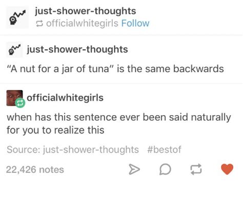 Shower Thoughts
