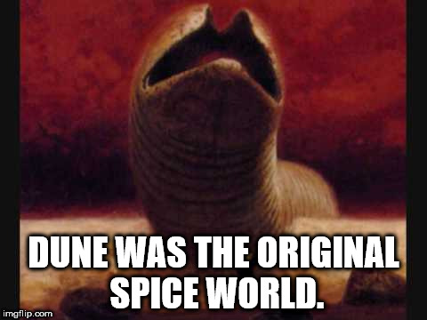 heretics of dune cover - Dune Was The Original Spice World. imgflip.com