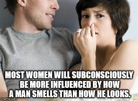 animal rights - Most Women Will Subconsciously Be More Influenced By How A Man Smells Than How He Looks. imgflip.com