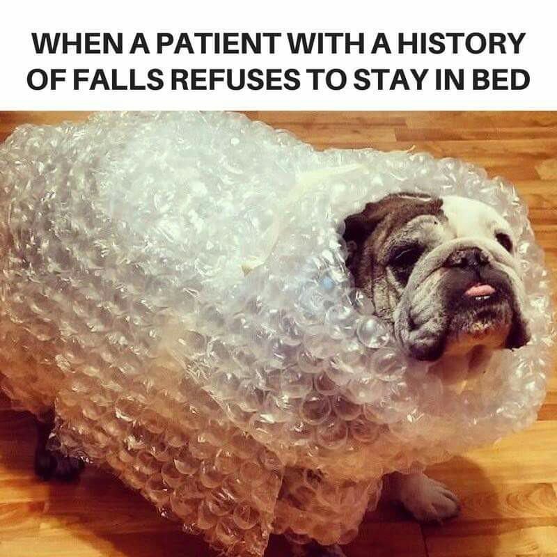 memes - wholesome meme protect - When A Patient With A History Of Falls Refuses To Stay In Bed