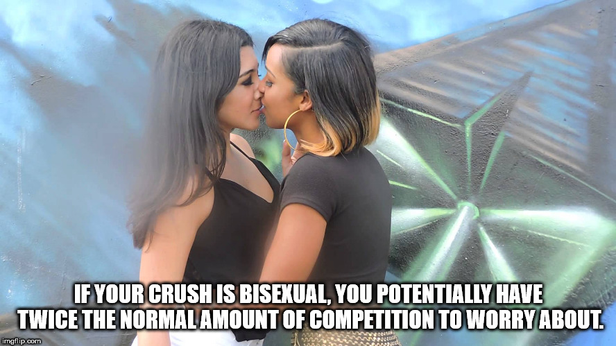 gene wilder willy wonka - If Your Crush Is Bisexual, You Potentially Have Twice The Normal Amount Of Competition To Worry About. imgflip.com