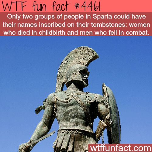 krypteia sparta - Wtf fun fact Only two groups of people in Sparta could have their names inscribed on their tombstones women who died in childbirth and men who fell in combat. wtffunfact.com