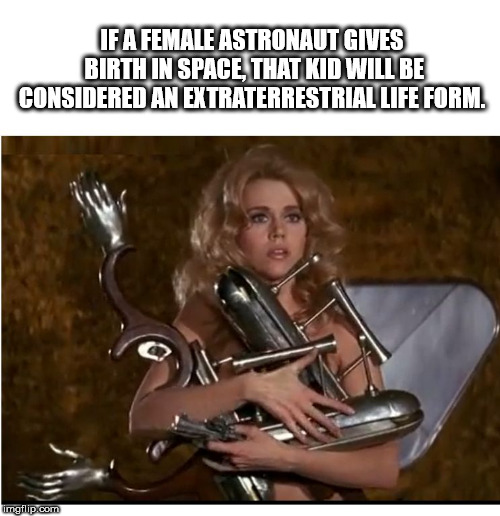 shower thought about how if a kid gets born in space he will be considered an extraterrestrial lifeform