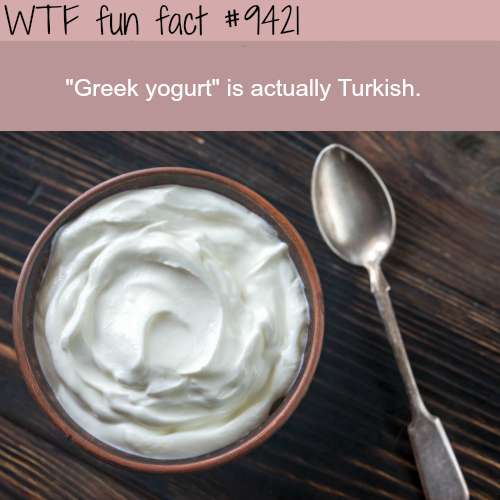 wtf facts - greek yoghurt stock - Wtf fun fact