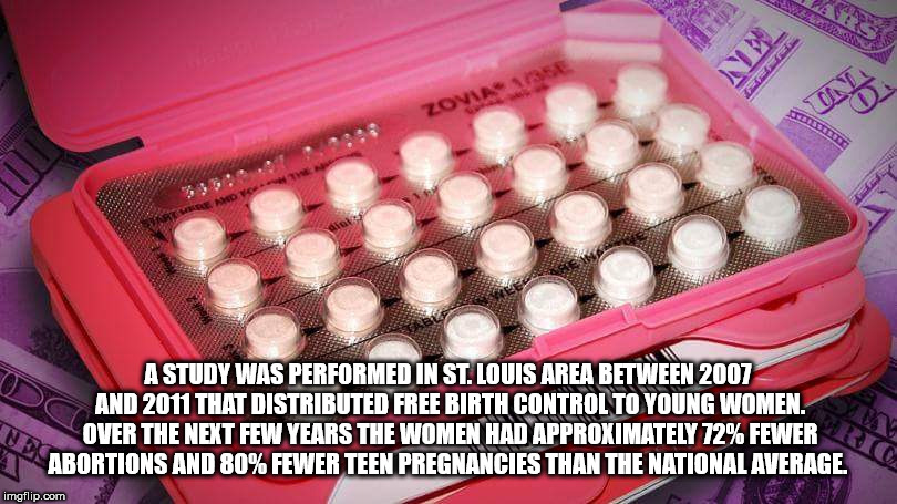 birth control pills cost - Re A Study Was Performed In St. Louis Area Between 2007 And 2011 That Distributed Free Birth Control To Young Women. Over The Next Few Years The Women Had Approximately 72% Fewer Abortions And 80% Fewer Teen Pregnancies Than The