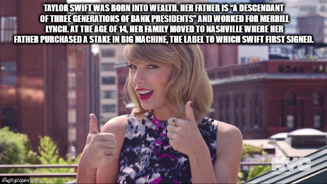taylor swift with barack obama - Taylor Swift Was Born Into Wealth. Her Father Is 'A Descendant Of Three Generations Of Bank Presidents" And Worked For Merrill Lynch. At The Age Of 14 Her Family Moved To Nashville Where Her Father Purchased A Stake In Big