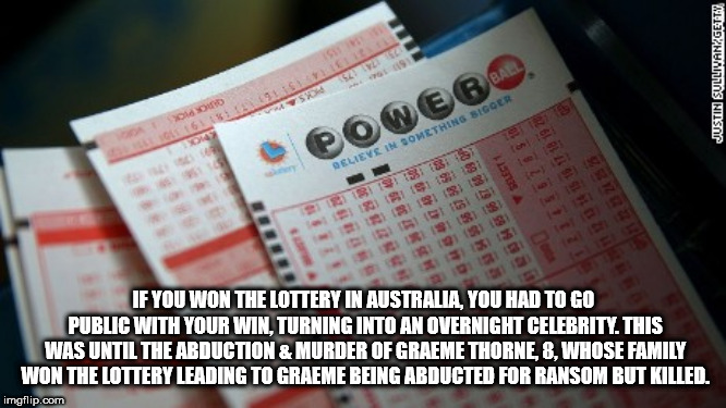 Powerball - V1 Justin Sullivanzgetty O Od Vs 61 Delieve In Domething Sigoer 15 16 17 18 19 20 los D Rker D If You Won The Lottery In Australia, You Had To Go Public With Your Win, Turning Into An Overnight Celebrity. This Was Until The Arduction & Murder 