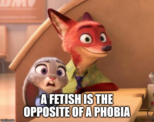 Shower Thoughts - A Fetish Is The Opposite Of A Phobia imgflip.com