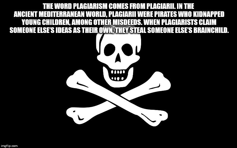 edward england pirate flag - The Word Plagiarism Comes From Plagiaril In The Ancient Mediterranean World, Plagiarii Were Pirates Who Kidnapped Young Children, Among Other Misdeeds. When Plagiarists Claim Someone Else'S Ideas As Their Own. They Steal Someo