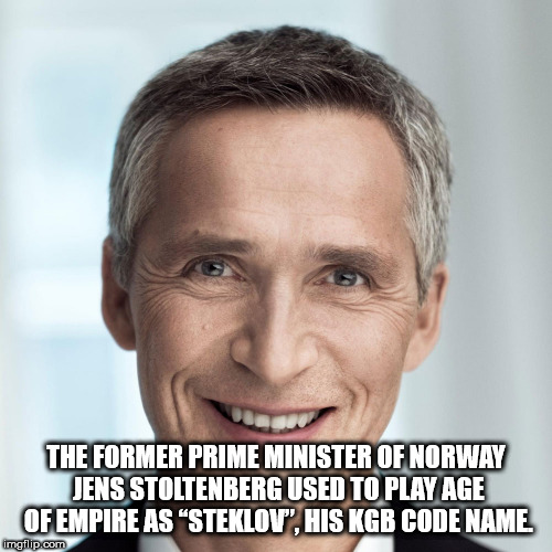 The Former Prime Minister Of Norway Jens Stoltenberg Used To Play Age Of Empire As "Steklo. His Kgb Code Name mahup.com
