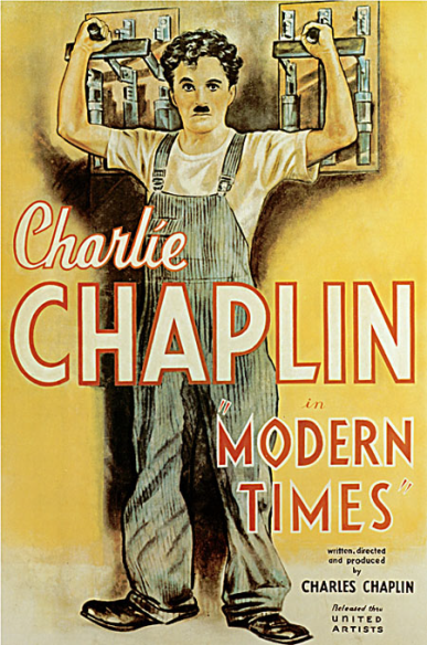 modern times 1936 poster - Charlie Chaplin Modern Mes Charles Chaplin United Artists