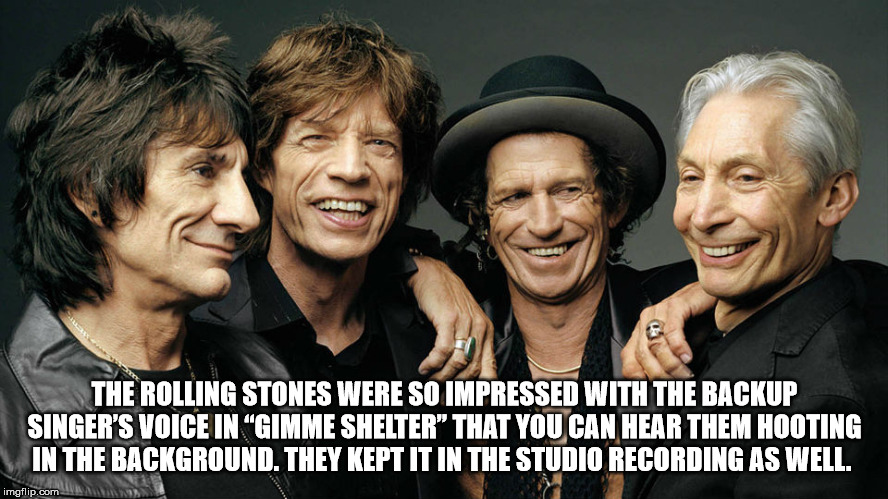 rolling stones group photography - The Rolling Stones Were So Impressed With The Backup Singer'S Voice In Gimme Shelter