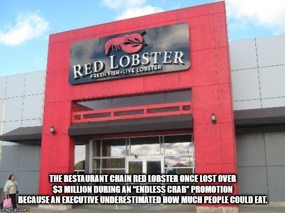 Red Lobster Fresh FishLive Lobster The Restaurant Chain Red Lobster Once Lost Over $3 Million During An