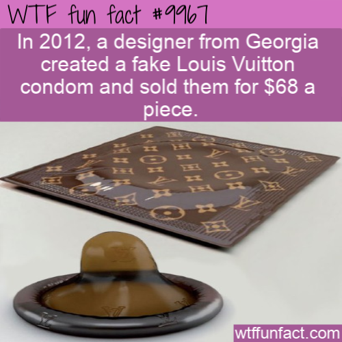 louis vuitton condom - In 2012, a designer from Georgia created a fake Louis Vuitton condom and sold them for $68 a piece.