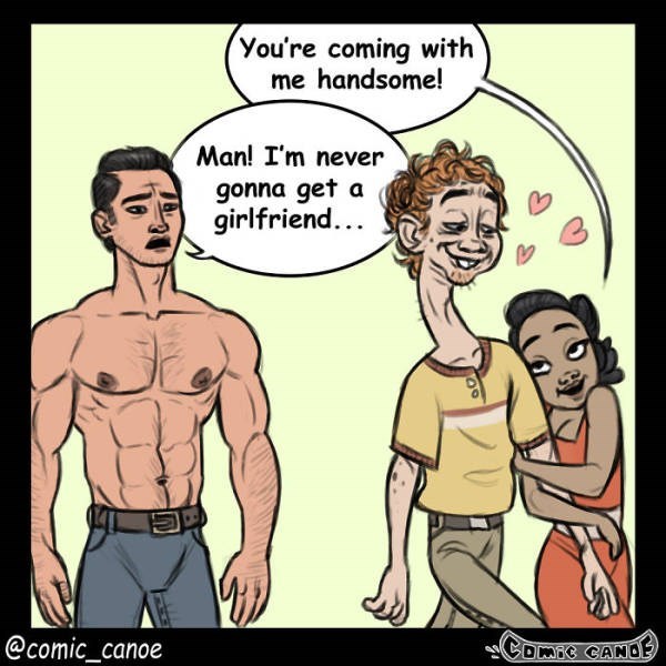 These comics show what we'd look like if we flirted like animals