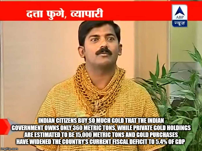 gold shirt indian - , Abp Indian Citizens Buy So Much Gold That The Indian Government Owns Only 360 Metric Tons, While Private Gold Holdings Are Estimated To Be 15.000 Metric Tons And Gold Purchases Have Widened The Country'S Current Fiscal Deficit To 5.4