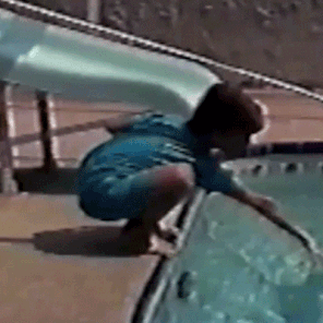 kid pool fail gif