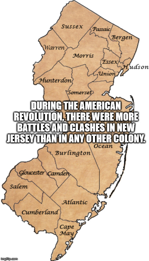 new jersey during the revolutionary war - Sussex Passaic Bergen Warren Morris Essexm Hudson Union Hunterdon I Somerset a During The American Revolution. There Were More Battles And Clashes In New Jersey Than In Any Other Colony Burlington Ocean Gloucester