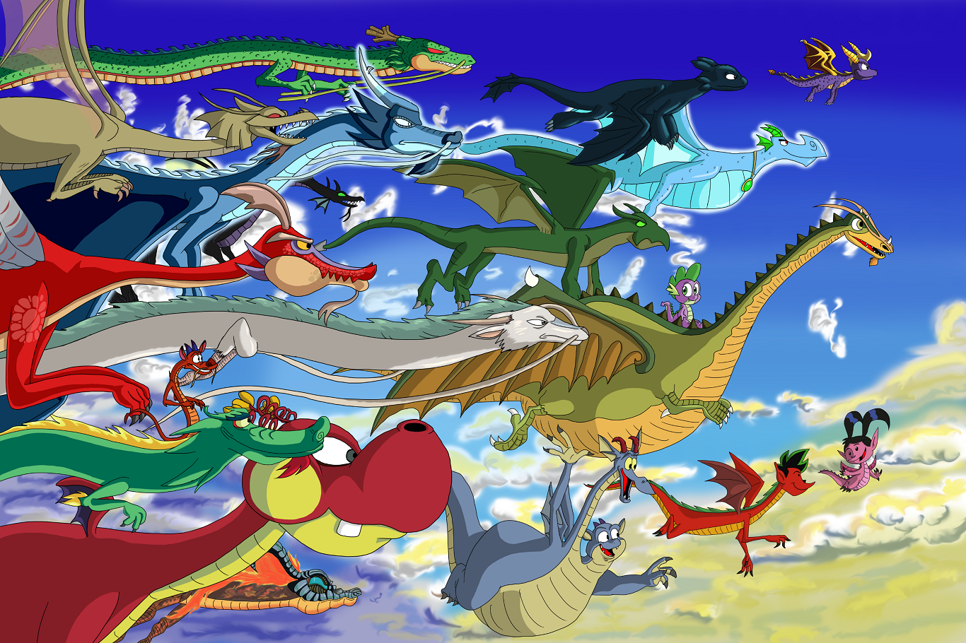 flight of dragons