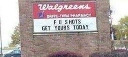 walgreens fu shot - Walgreens & Drive Thru Pharmacy Fu Shots Get Yours Today