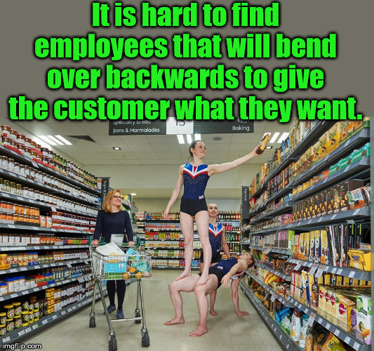 Waitrose Limited - It is hard to find employees that will bend over backwards to give the customer what they want. Baking joms & Marmalades Ar imgflip.com