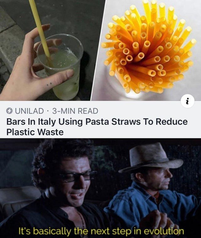 bars in italy using pasta straws - O Unilad 3Min Read Bars In Italy Using Pasta Straws To Reduce Plastic Waste 'It's basically the next step in evolution