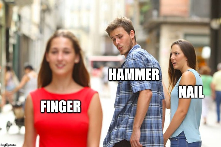 spiderman memes - Hammer Nail Finger imgitp.com