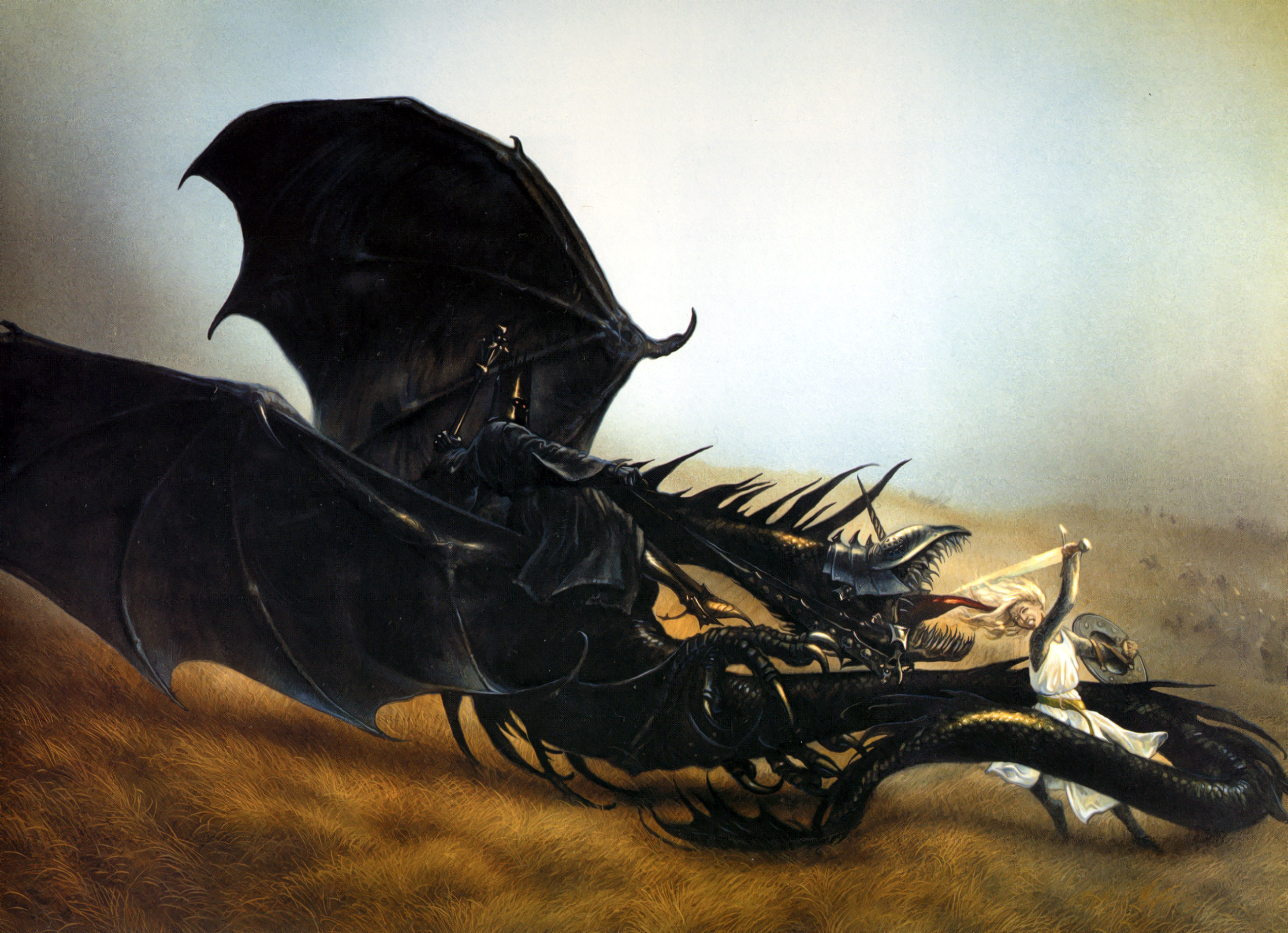 lord of the rings nazgul dragon