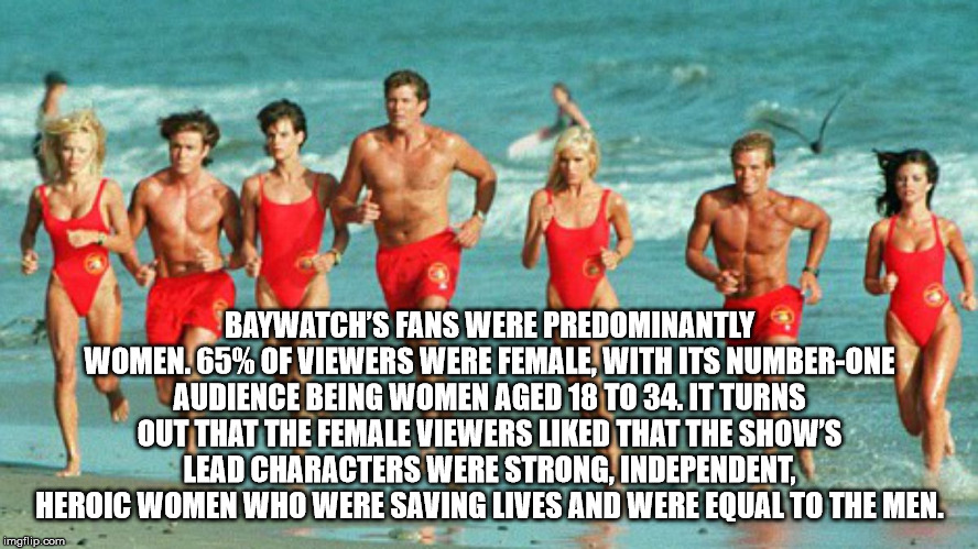 baywatch lifeguards - Baywatch'S Fans Were Predominantly? Women. 65% Of Viewers Were Female, With Its NumberOne Audience Being Women Aged 18 To 34. It Turns Out That The Female Viewers d That The Show'S Lead Characters Were Strong, Independent, Heroic Wom