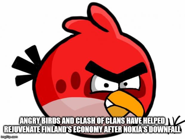 angry birds png clipart - Angry Birds And Clash Of Clans Have Helped Rejuvenate Finland'S Economy After Nokia'S Downfall imgflip.com