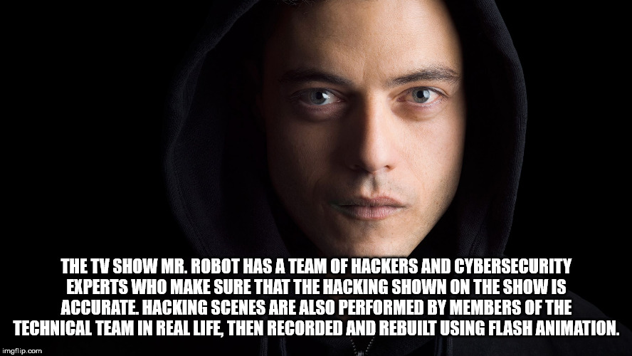 photo caption - The Tv Show Mr. Robot Has A Team Of Hackers And Cybersecurity Experts Who Make Sure That The Hacking Shown On The Showis Accurate, Hacking Scenes Are Also Performed By Members Of The Technical Team In Real Life. Then Recorded And Rebuilt U