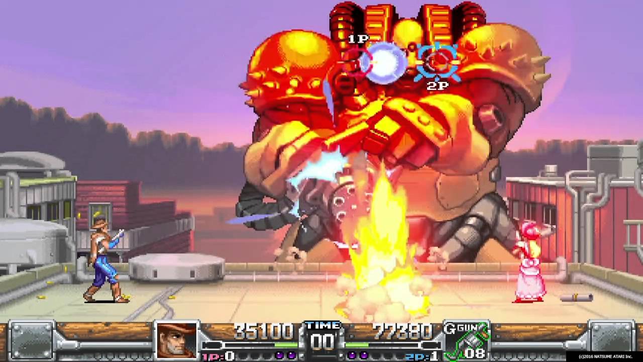 wild guns reloaded - 2P 351 Time Ggun 100' Pee LOOL2P1 08. Ip 0 c2016 Natsume Atari Inc.