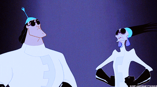 kronk and yzma gif - Simpleosney Things