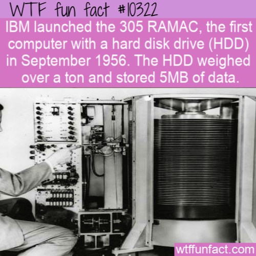 institute of southeast asian studies - Wtf fun fact Ibm launched the 305 Ramac, the first computer with a hard disk drive Hdd in . The Hdd weighed over a ton and stored 5MB of data. wtffunfact.com