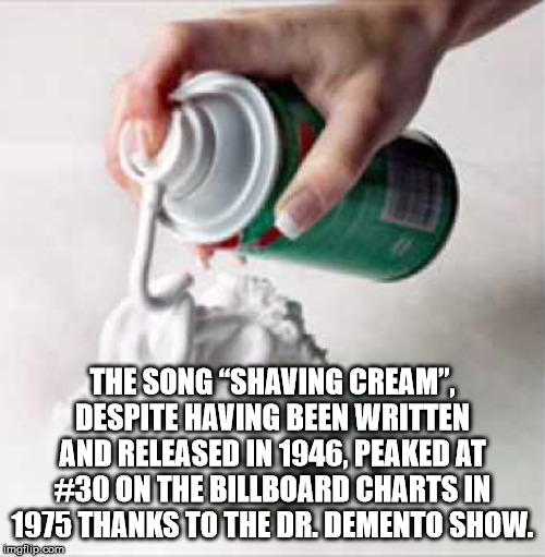 lobster guy - The Song Shaving Cream". Despite Having Been Written And Released In 1946, Peaked At On The Billboard Charts In 1975 Thanks To The Dr. Demento Show. imgp.com