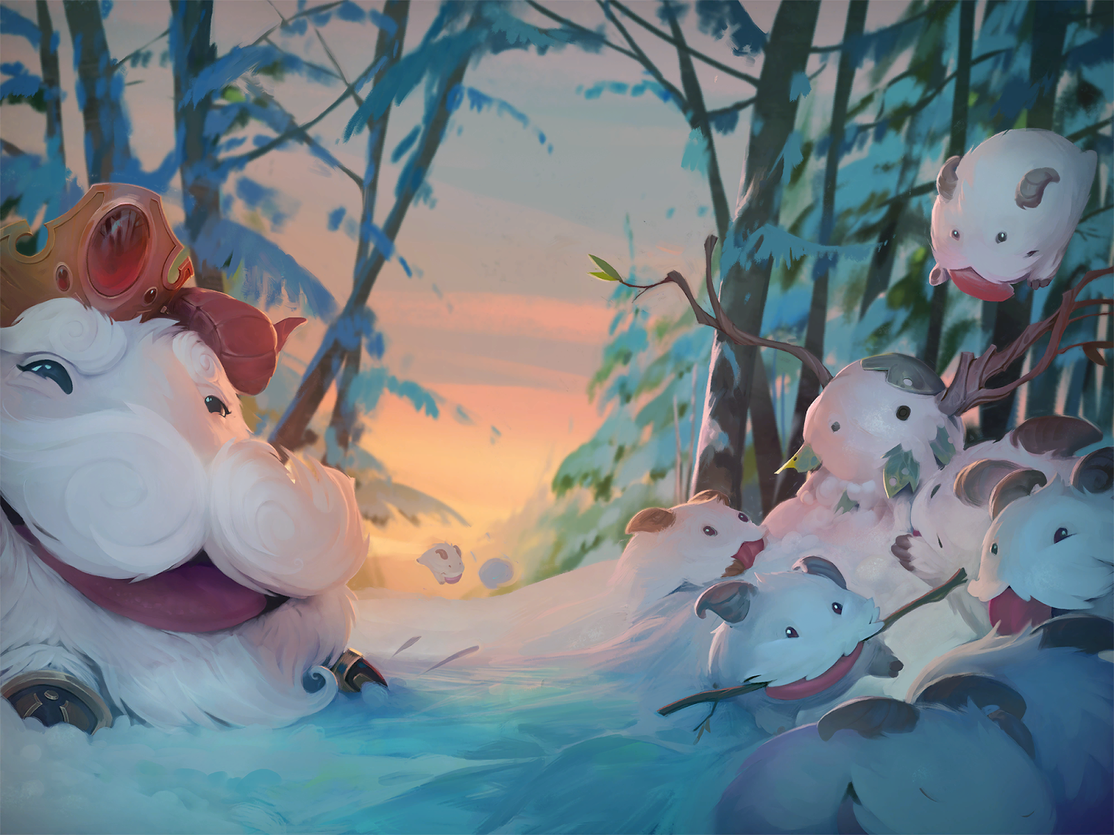 poro king loading screen