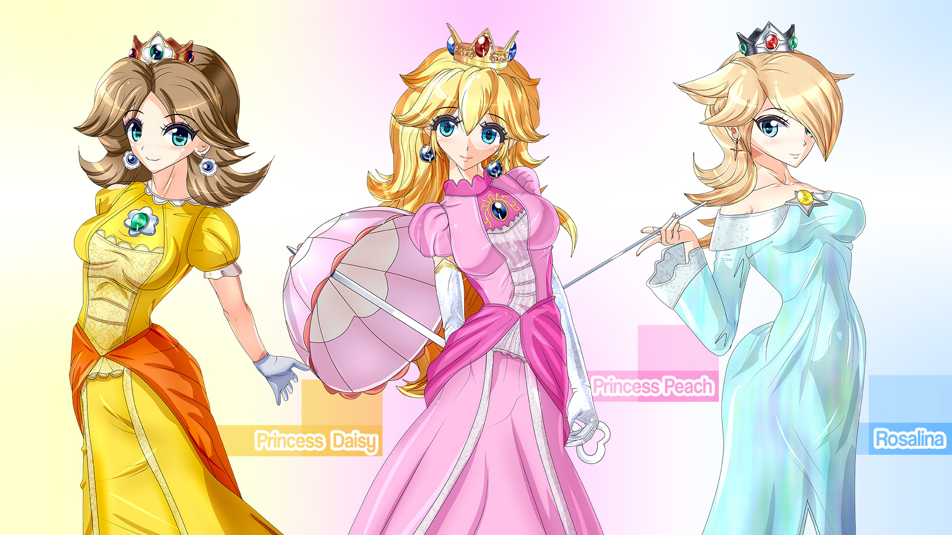 princess peach wallpaper hd - Princess Peach Princess Daisy Rosalina