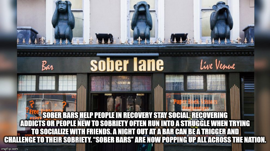 sober bar - Bu sober lane Live Venue Paleta de tissets diterans Sober Bars Help People In Recovery Stay Social. Recovering Addicts Or People New To Sobriety Often Run Into A Struggle When Trying To Socialize With Friends. A Night Out At A Bar Can Be A Tri