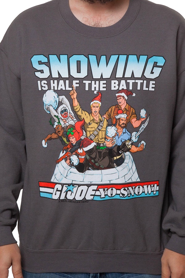 snowing is half the battle sweatshirt - Snowing Is Half The Battle Gijo EvoSnow A Real American Herd