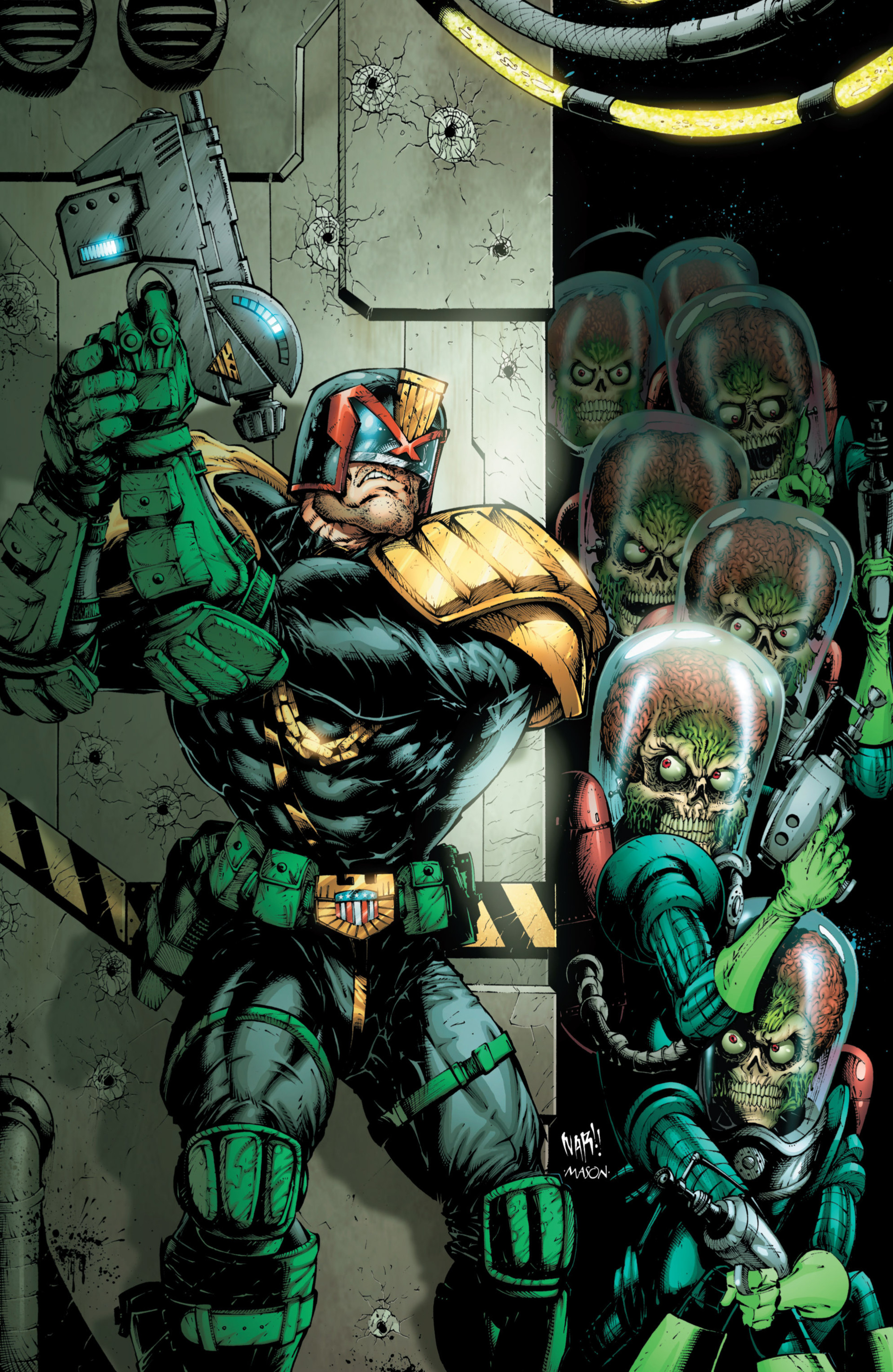 mars attacks judge dredd - Vono