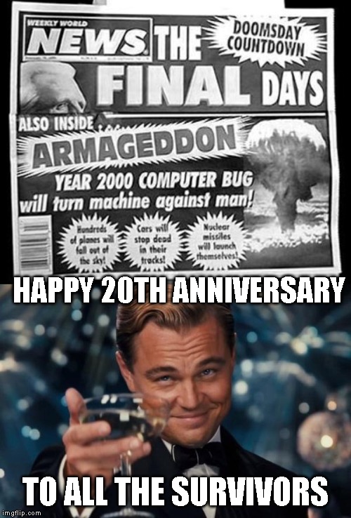narcissist meme funny - Weekly World News. The Commons Final Days Also Inside Armageddon Year 2000 Computer Bug will turn machine against man! missiles so planes will fall out of stop dead in their est free wil launch 4 Happy 20TH Anniversary To All The S
