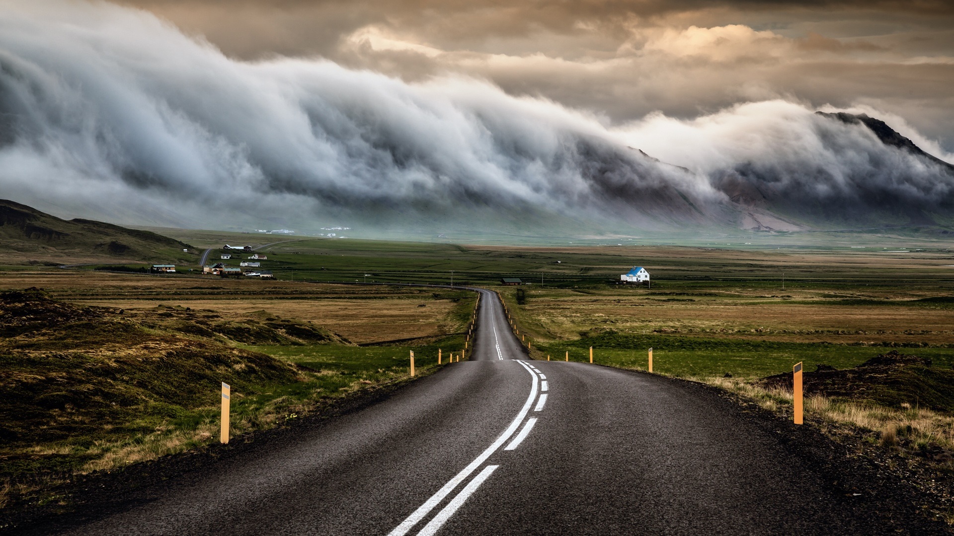 iceland road background