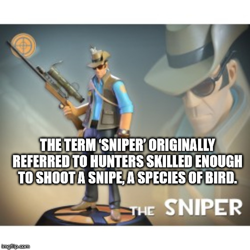 figurine - The Term 'Sniper' Originally Referred To Hunters Skilled Enough To Shoot A Snipe A Species Of Bird. The Sniper